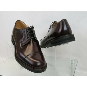 CHURCH'S BY PRADA WELLINGTON POLISHED LEATHER LACE CAP TOE OXFORDS 10.5 US 11.5